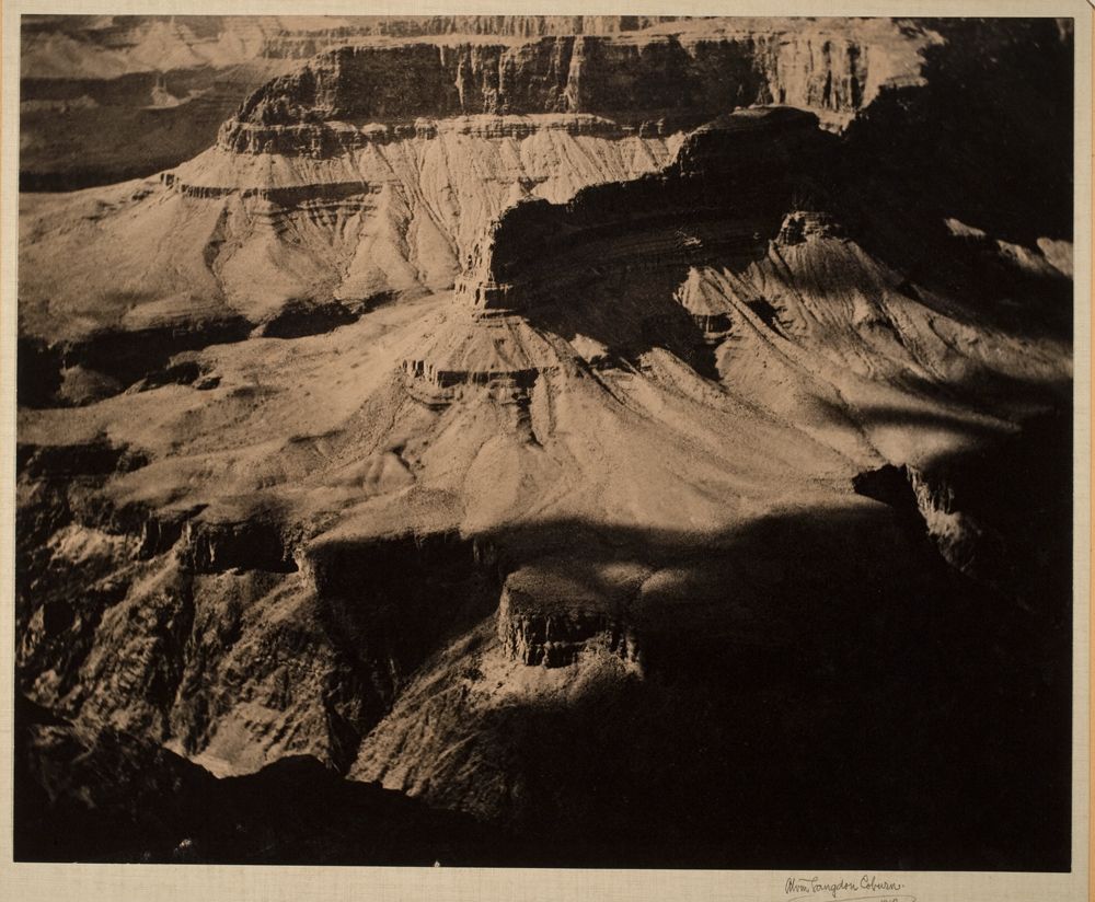 Alvin Langdon Coburn. The Amphitheatre, Grand Canon, 1912 ©Alvin Langdon Coburn.  Courtesy of George Eastman House, International Museum of Photography and Film