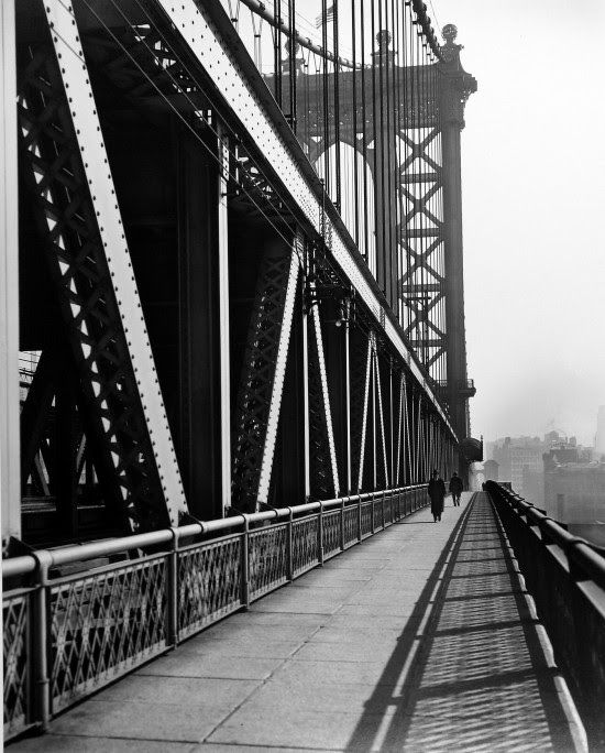 Berenice Abbott, Manhattan Bridge Walkway, New York, c. 1936 