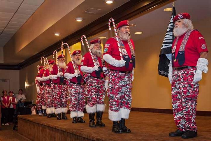 Santa Drill Team, Santa Celebration Tampa, Florida 2013