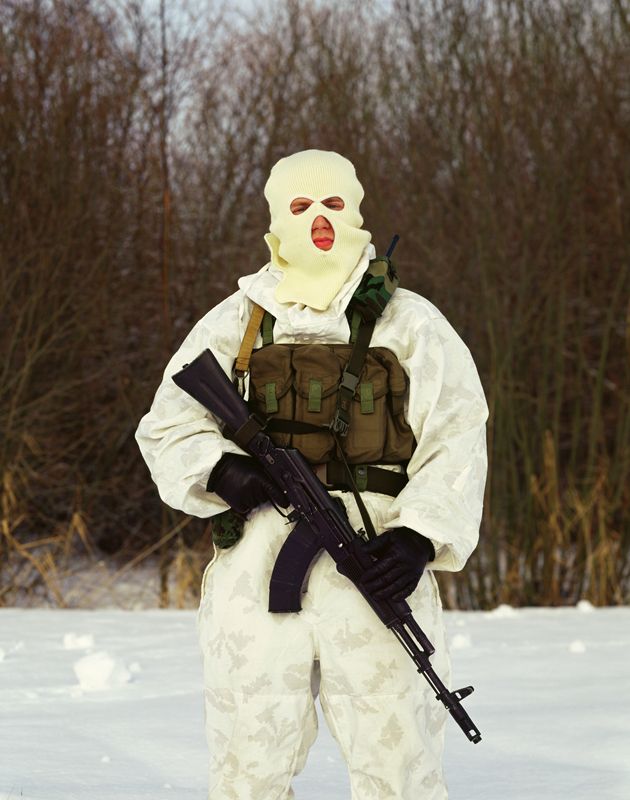 Man in Mask, combatant of the Alpha group, an elite Russian counter-terrorism unit. Maria Gruzdeva/Schilt Publishing