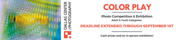 Dallas Center for Photography Color Play call for entry