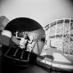 Girl on Tilt-a-Whirl, Coney Island, NY
