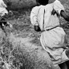 Anna Boyiazis - Los Angeles, California -  UGANDA. Rakai. 2008. Grace, 14, and Scovia, 13, running.
