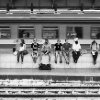 Christopher L Proctor - People waiting. Mestre, Italy