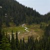 Dayna Weststeyn and Tor Erickson - Waterfalls on the Garibaldi Provincial Park trail to black tusk