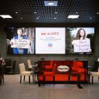 SooS Chronicles - Bruxelles, Belgium 2014 A Chevron billboard inside the central railway station in Bruxelles.