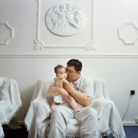 Sirkka-Liisa Konttinen - Kerel with his son Tengis from Byker Revisited series