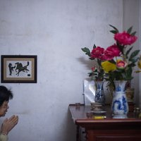 Viet Van Tran - My mother is interested in Buddhism, although she is not a Buddhist.  She recites Sutras and prays to Buddha every day and when she feels distressed in her mind
