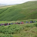 David Dunnico - Walking back to the start, Tour de France, Yorkshire 