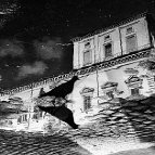 Steve Geer - Rome puddle reflections