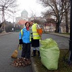 Jane Williams - Street sweepers - Esztergom, Hungary