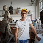 Jenny Lewis - Kevin Francis, Sculptor, from the Hackney Studios series