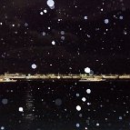 Olga Matveeva - snow in the port. Yalta, Crimea. From the series Feud