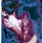 Richelle Forsey - Untitled 012217, artifacts of photochemical processes and light on Kodak electron image sheet film