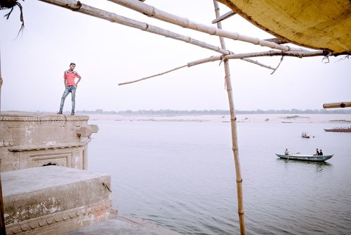 Kaveer Rai N  -  For generations, visitors from various countries have flocked to Varanasi in search of both spiritual enlightenment and fulfillment, whether by twisting themselves into various yoga positions or simply by soaking in the mystic atmosphere   