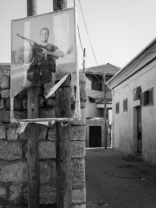 Catherine Adams - On the Route to Al-Mina I—Memorial Poster, Tyre, Lebanon (2018)