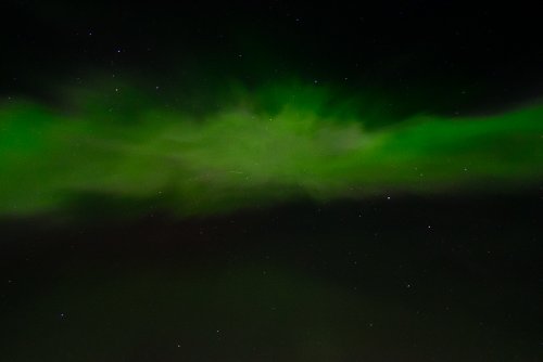 Aurora passing overhead