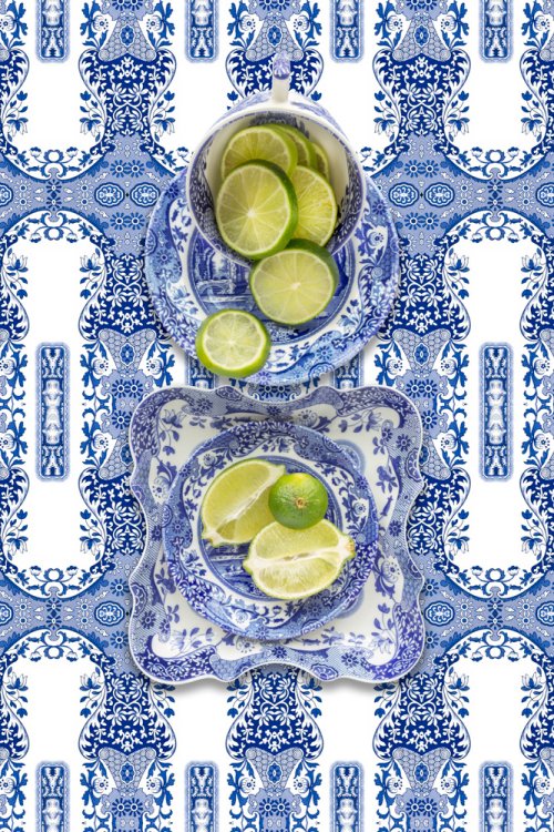 Spode Blue Italian with Lime